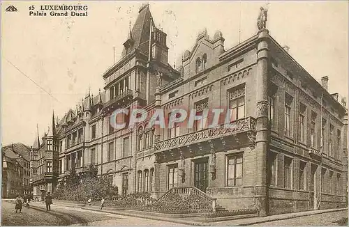 Cartes postales Luxembourg palais grand ducal