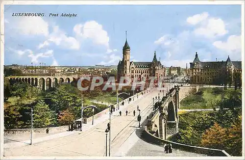 Cartes postales Luxembourg pont adolphe