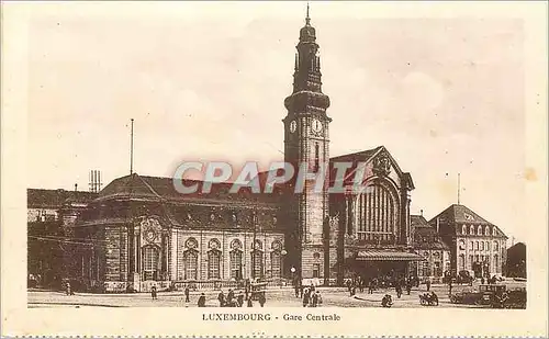 Cartes postales Luxembourg gare centrale