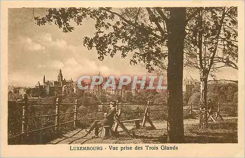 Cartes postales Luxembourg vue prise des trois glands