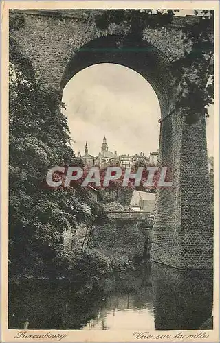 Cartes postales Luxembourg vue sur la ville