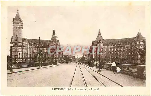 Cartes postales Luxembourg avenue de la liberte