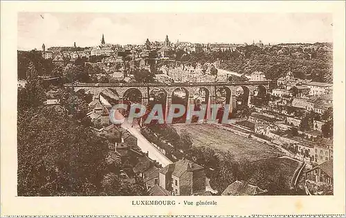 Cartes postales Luxembourg vue generale