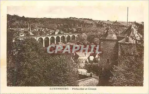 Cartes postales Luxembourg Plaffenthal et Clausen