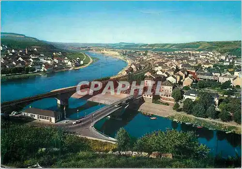 Cartes postales moderne Wasserbillig La Moselle et Oberbillig