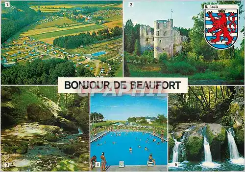 Cartes postales moderne Luxembourg Beaufort Camping