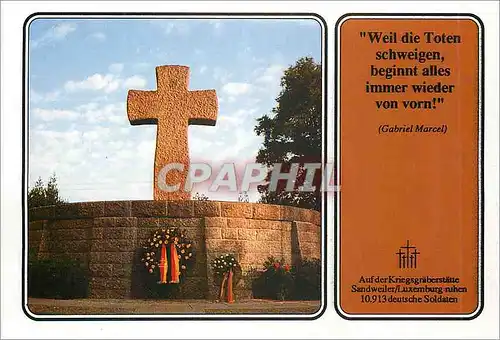 Cartes postales moderne Luxembourg Auf der Kriegsgraberstatte Militaria