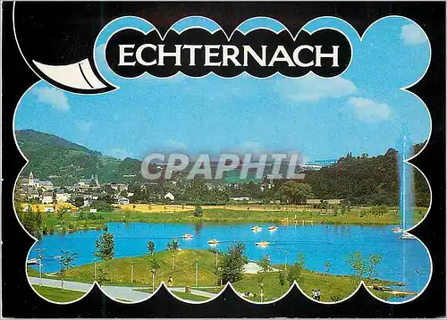 Cartes postales moderne Luxembourg Echternach Vue panoramique avec lac