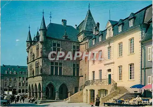 Moderne Karte Luxembourg Echternach L'Hotel de Ville