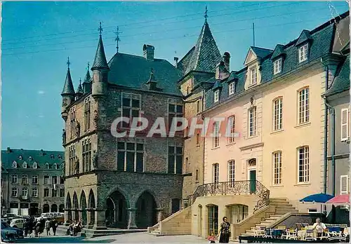 Moderne Karte Luxembourg Echternach L'Hotel de Ville