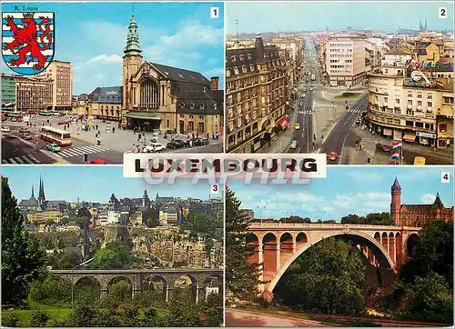 Cartes postales moderne Luxembourg Gare centrale