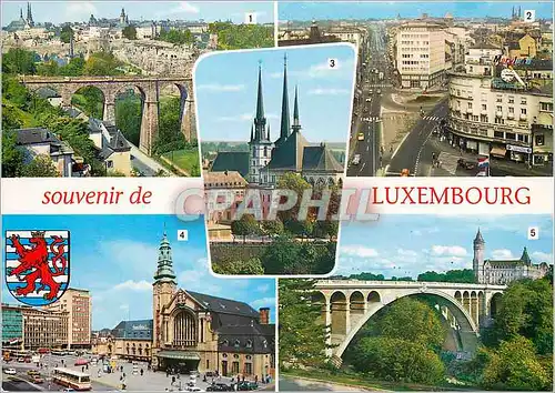 Cartes postales moderne Luxembourg Vue generale