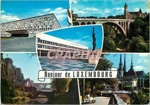 Cartes postales moderne Luxembourg Theatre Municipal