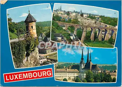 Moderne Karte Luxembourg Tourelle espagnole