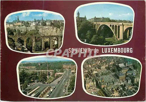 Cartes postales moderne Luxembourg Rocher du Back