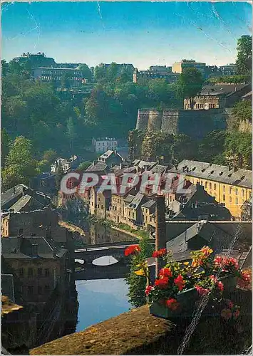 Cartes postales moderne Luxembourg L'Alzette pittoresque au Grund