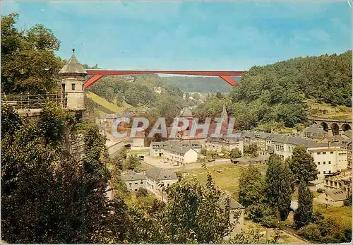 Cartes postales moderne Luxembourg Faubourg du Pfaffenthal et Pont G D Charlotte