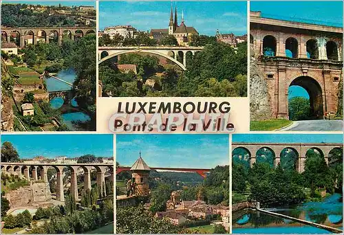 Cartes postales moderne Luxembourg Vallee de l'Alzette et Pont Stierchen