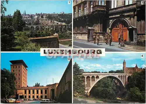 Cartes postales moderne Luxembourg Panorama Ville Haute