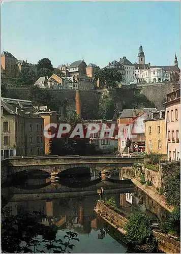 Cartes postales moderne Luxembourg L'Alzette pittoresque au Grund