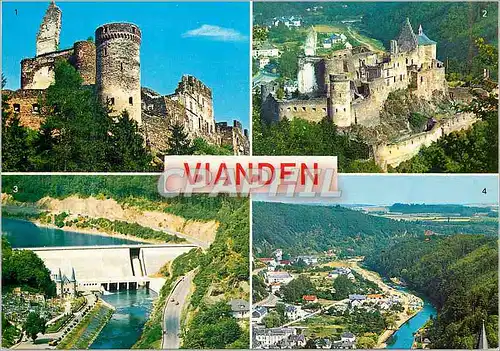 Cartes postales moderne Vianden Le Chateau