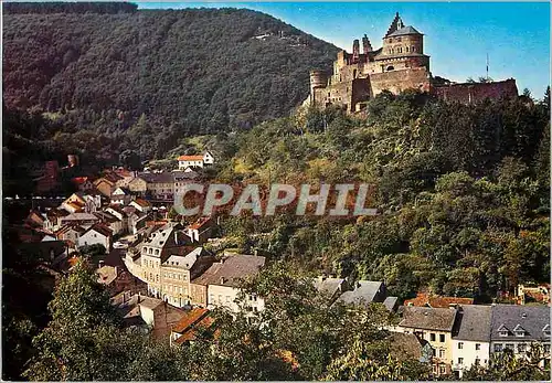 Moderne Karte Vianden Ville Haute et Chateau Feodal