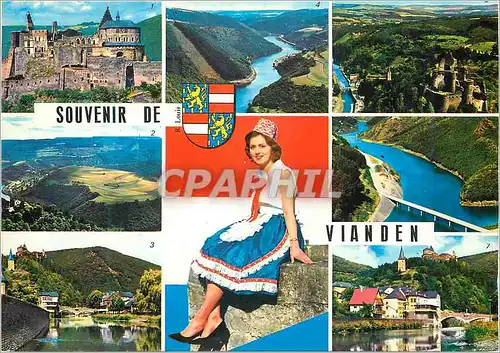 Cartes postales moderne Vianden Le Chateau