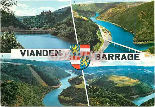 Cartes postales moderne Vianden Le Barrage de l'Our