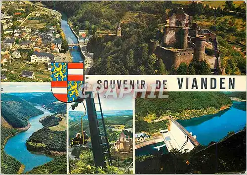 Cartes postales moderne Vianden Panorama