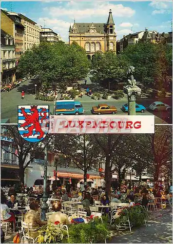 Moderne Karte Luxembourg Place d'Armes