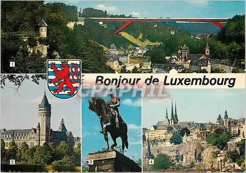 Cartes postales moderne Luxembourg Pont Grande Duchesse Charlotte