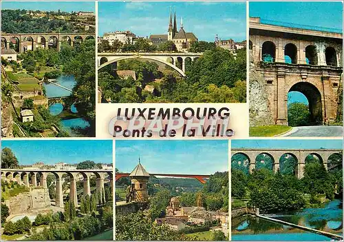 Cartes postales moderne Luxembourg Ponts de la Ville