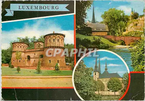 Cartes postales moderne Luxembourg Trois Glands Rocher du Rock Cathedrale
