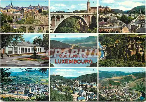 Cartes postales moderne Luxembourg Panorama de la Ville haute