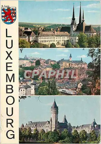 Moderne Karte Luxembourg Cathedrale