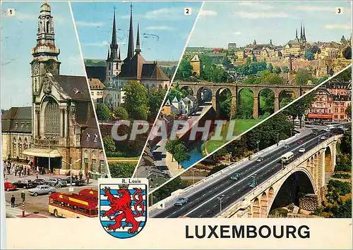 Moderne Karte Luxembourg Gare Centrale