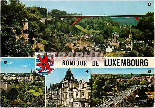 Cartes postales moderne Luxembourg Pont Grande Duchesse Charlotte