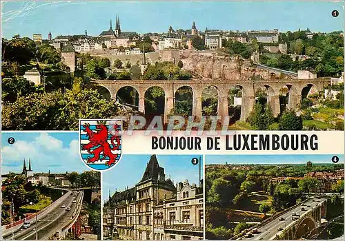 Cartes postales moderne Luxembourg Panorama de la Ville Haute