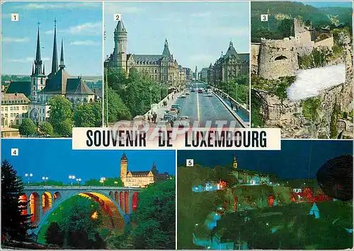 Cartes postales moderne Luxembourg Cathedrale