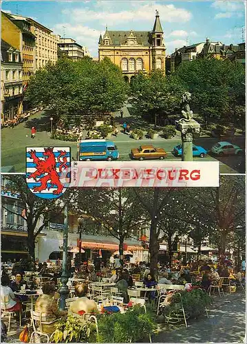 Moderne Karte Luxembourg Place d'Armes