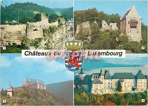 Cartes postales moderne Luxembourg Chateaux
