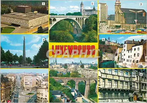 Cartes postales moderne Luxembourg Theatre Municipal