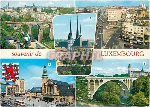 Cartes postales moderne Luxembourg Vue generale