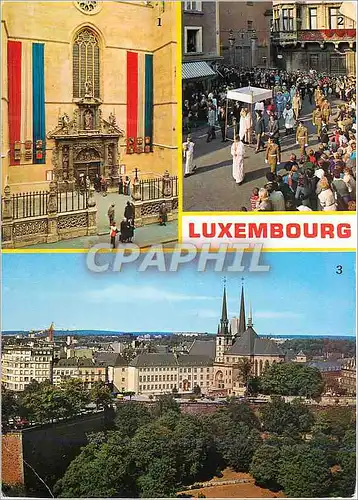 Cartes postales moderne Luxembourg Portail de la Cathedrale