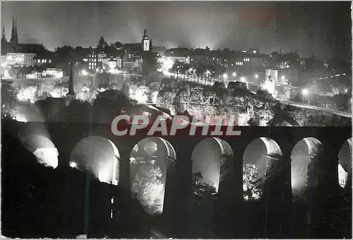 Cartes postales moderne Luxembourg Les illuminations