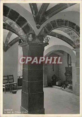 Cartes postales Mersch Le hall du Chateau feodal