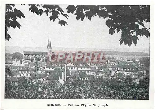 Cartes postales Esch-Alz Vue sur l'Eglise St Joseph