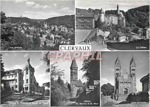 Cartes postales Clervaux Vue generale
