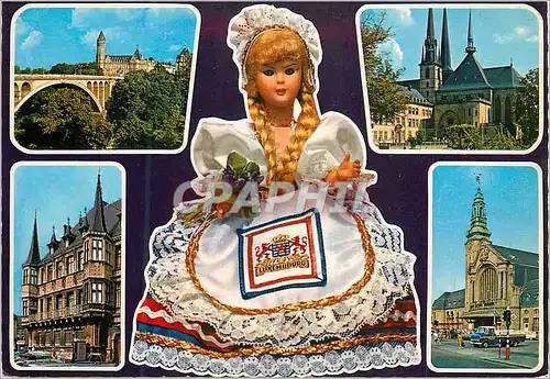 Cartes postales Luxembourg Poupee