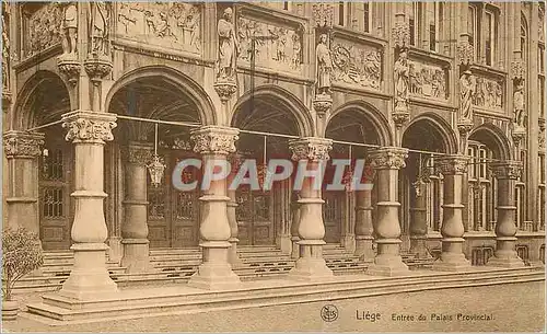 Cartes postales Liege Entree du Palais Provincial